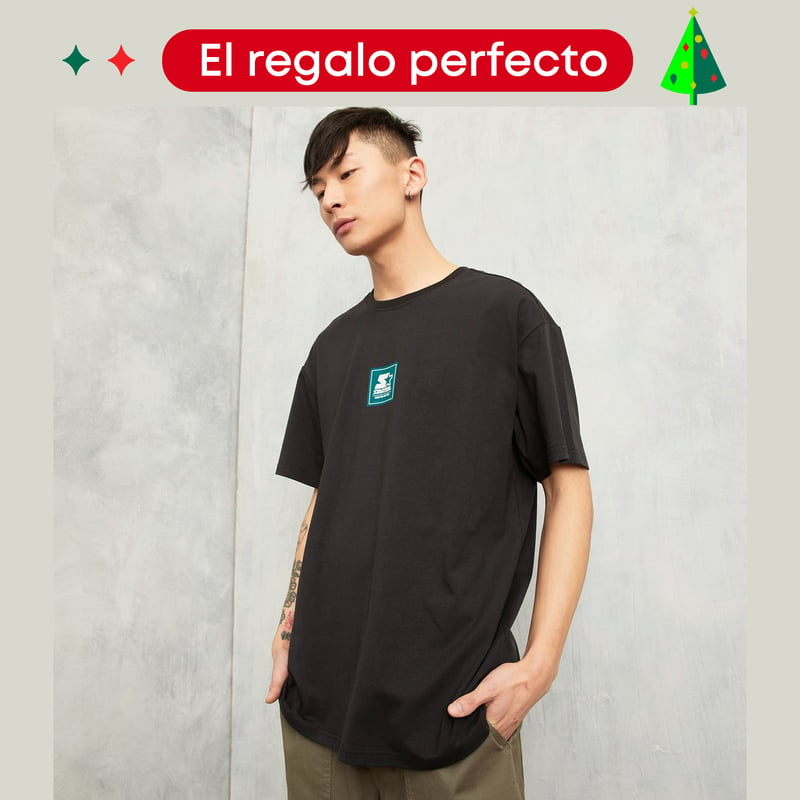 STARTER - Camiseta para Hombre Manga corta con Estampado Oversize Starter