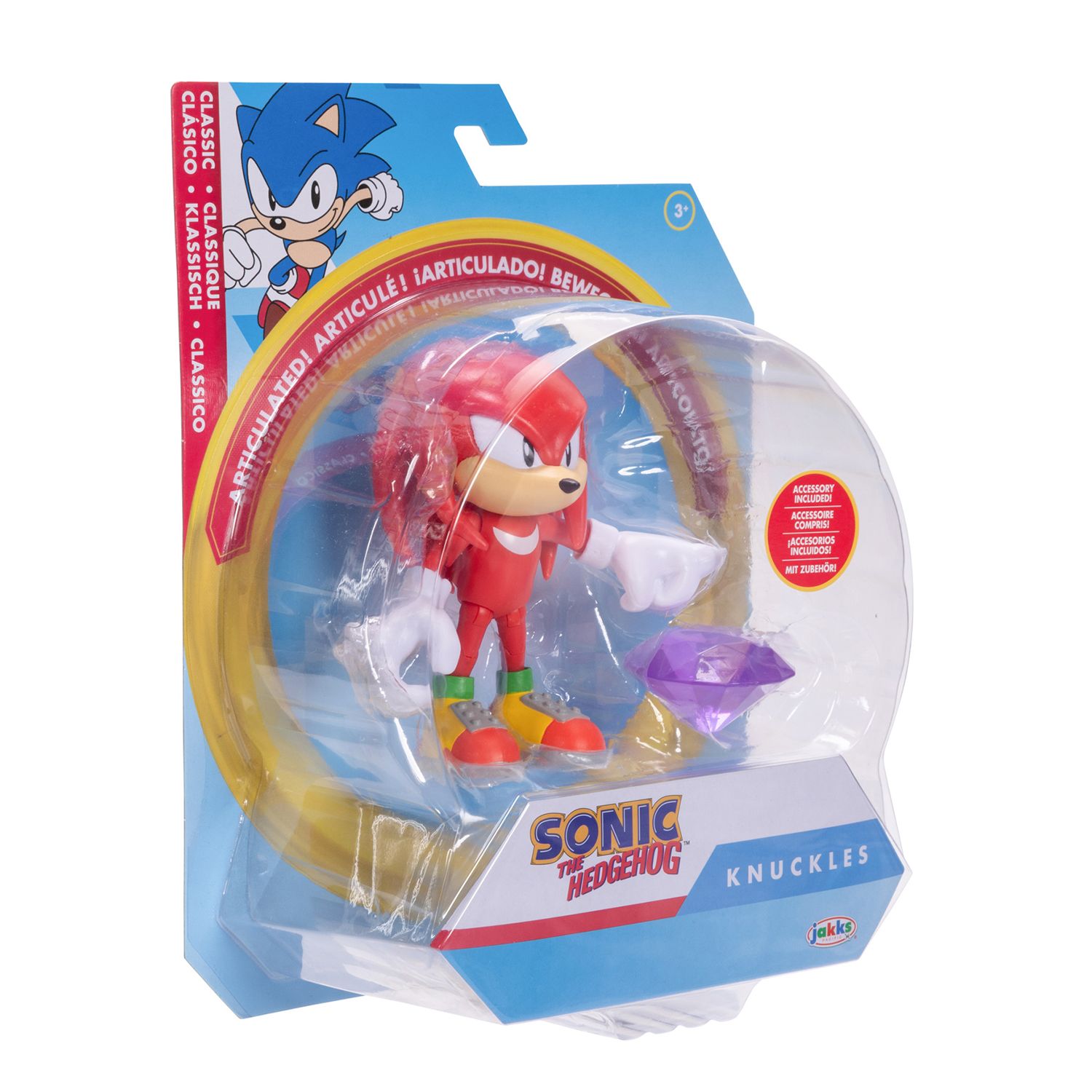 Figura de juguete articulado Sonic NKUCKLES para mayores de 3 anos falabella