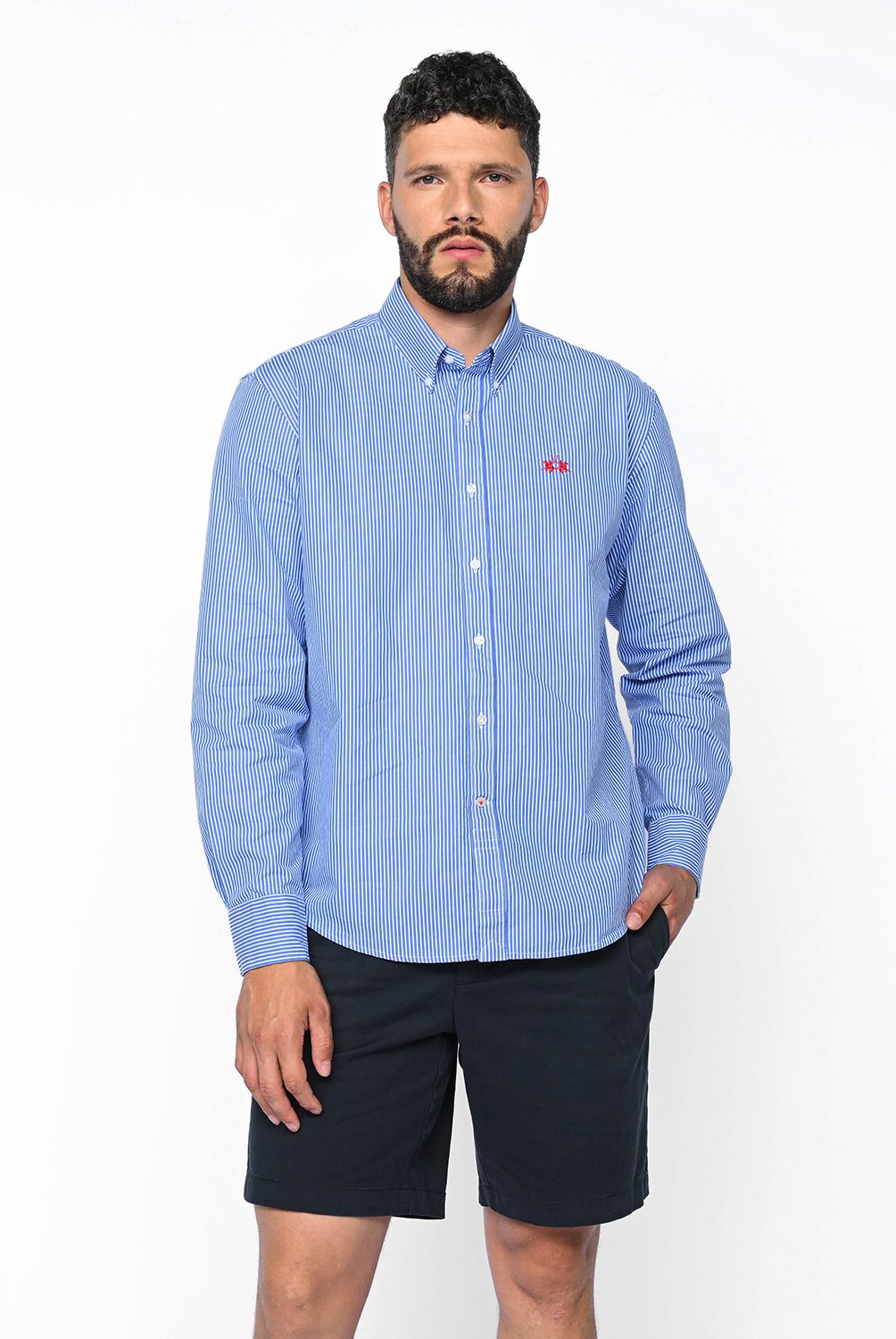 Camisa Hombre Manga larga Regular Algodon La Martina LA MARTINA falabella