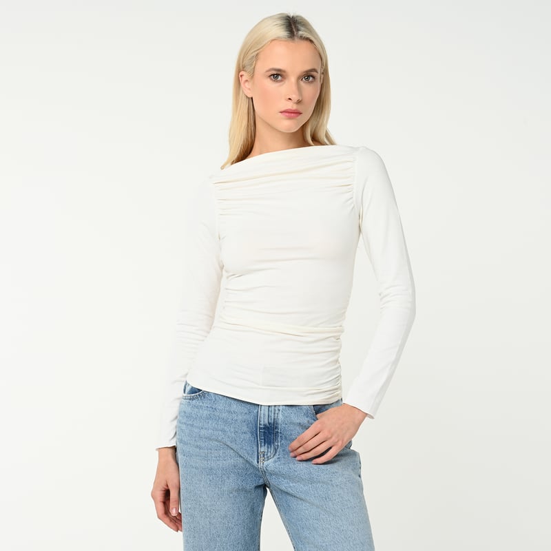 Blusa Mujer Manga larga de Algodon Basement