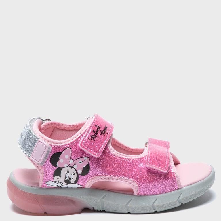 CERDÁ Life's Little Moments per Minnie Mouse Scarpe da Bambina a Luci con Chiusura a Strappo, Rosa, 26 EU