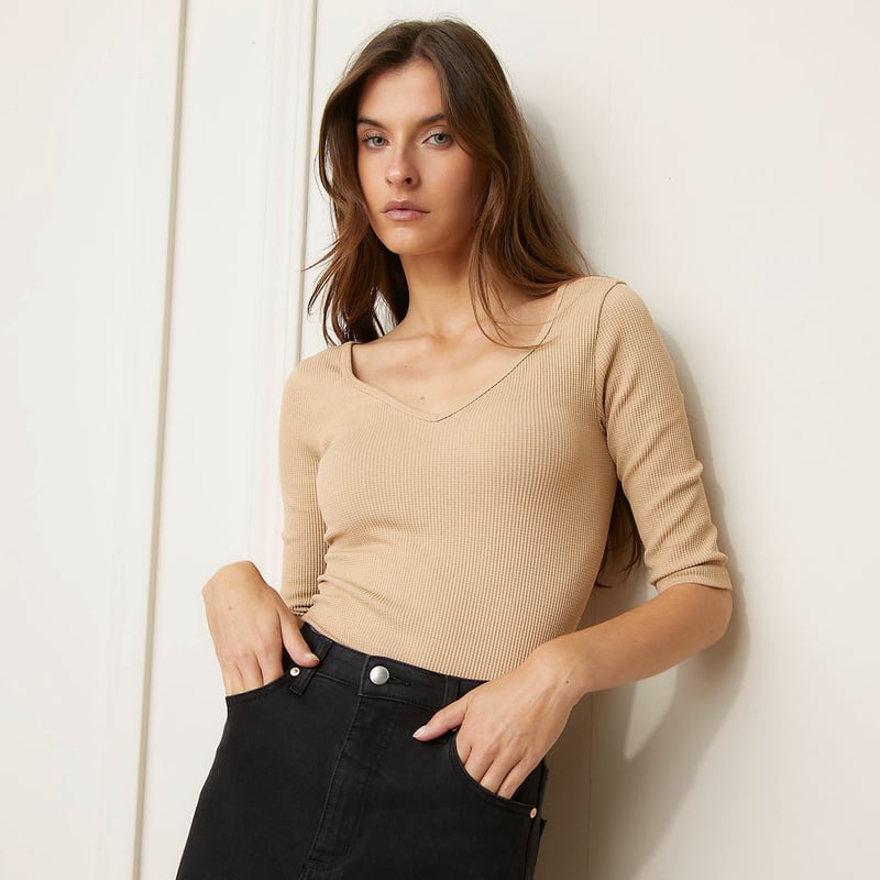 Blusones Mujer Moda Mujer Causal Cuello Redondo Blusa Su00f3lida