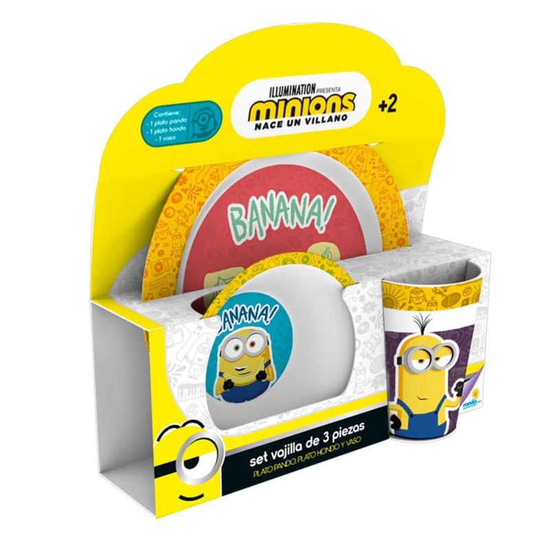 RONDA - Set Vajilla 5 Pzas Minions