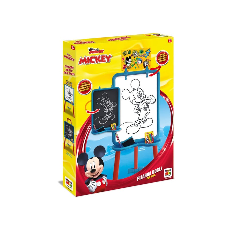 MICKEY MOUSE - Didáctico Mickey Juguetes Pizarra Blanco y Negro