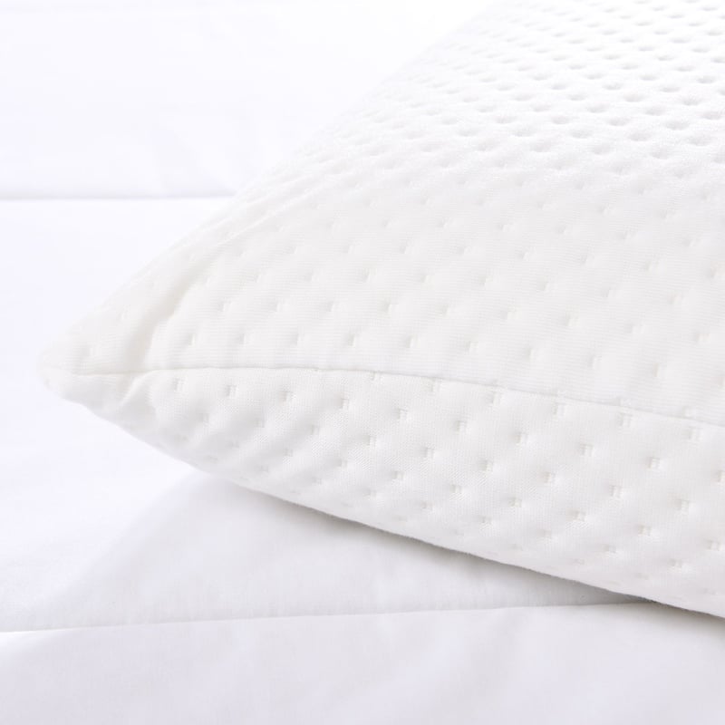 Almohada de Microfibra Firmeza Media 40 X 60 cm Americana de Colchones Eco White AMERICANA DE COLCHONES falabella