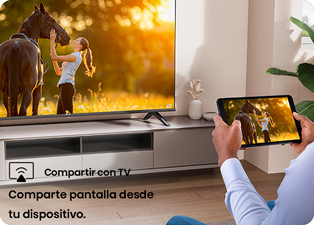 Televisor Hisense compartir cpantalla desde tu dispositivo