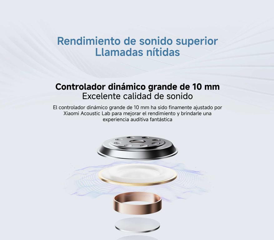 Rendimiento de sonido superior