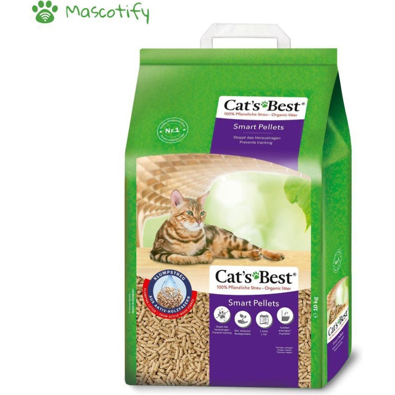 CATS BEST - Cats Best Smart Pellets - Arena para gatos 10kg