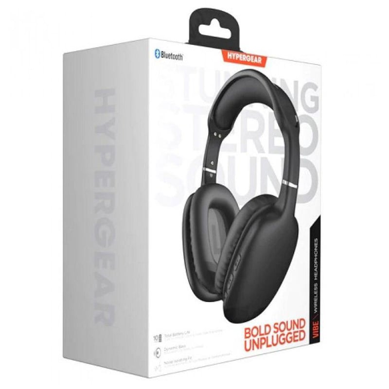 HYPERGEAR - Hypergear - audífonos bluetooth vibe wireless headphones - negro