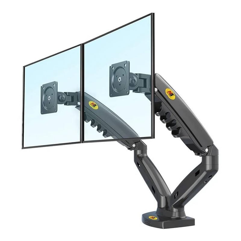 Soporte para Doble Monitor 17 a 27 pulgadas Brazo Rack 360° F160 NB ...
