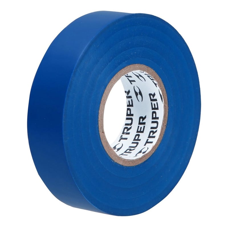 TRUPER - Cinta aislante azul 19 mm  x 18 m truper 12505