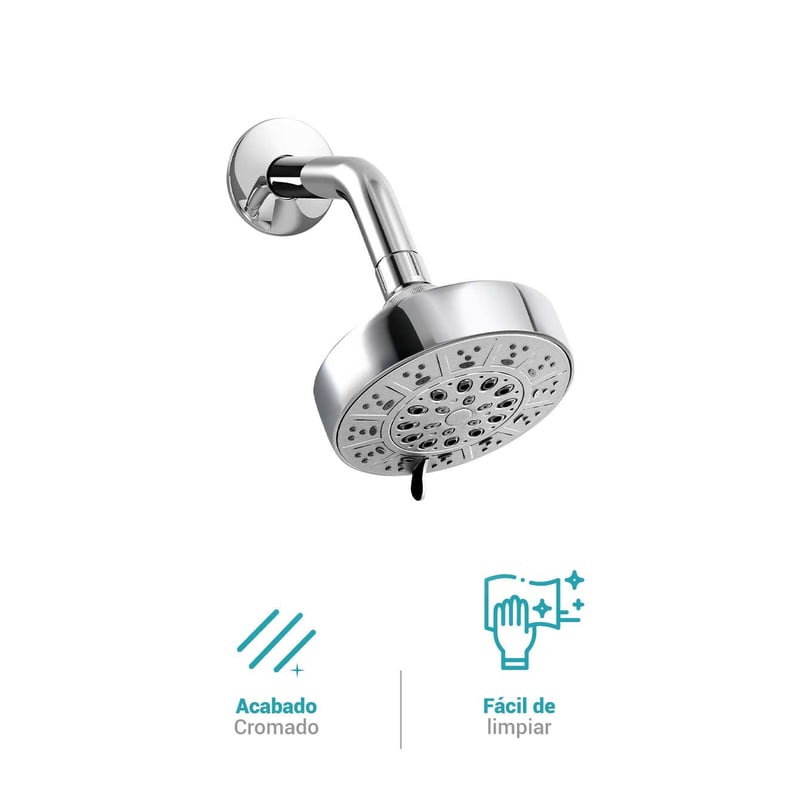 Soporte De Ducha De Mano, Barra Deslizante Chapada De Repuesto DIY Para Baño Y Hotel
