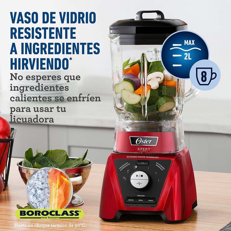 Licuadora Roja Xpert con un vaso Blend N Go Oster BLST3B RPG 053 OSTER falabella