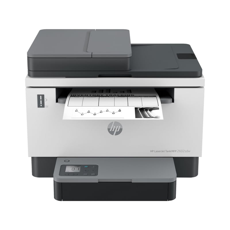 HP - Impresora Multifuncional HP LaserJet Tank MFP 2602sdw-Monocromatica