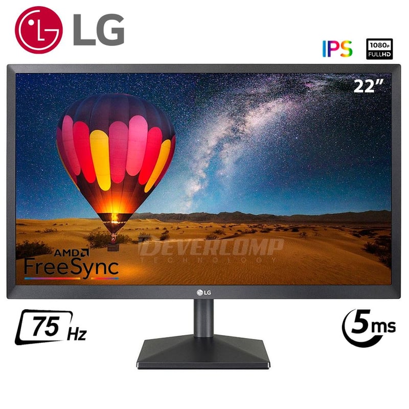 Monitor LG 22'' 22MN430M-B Full HD IPS, 75 Hz, HDMI / VGA LG ...