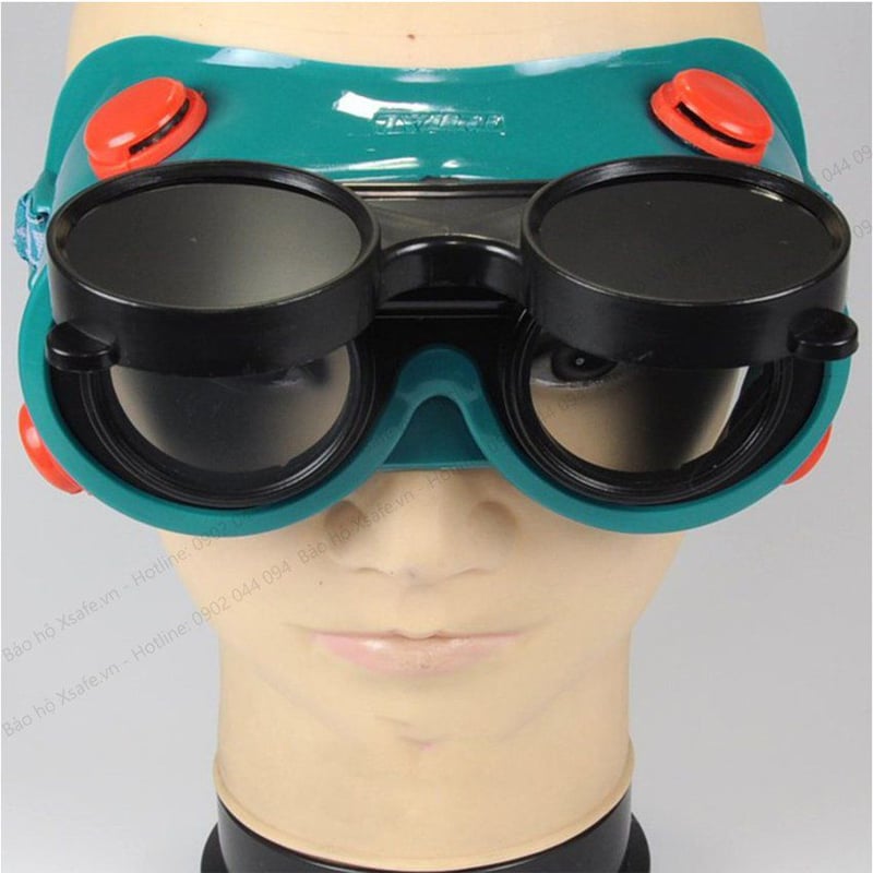 LENTES GAFAS PARA SOLDAR PVC FLEXIBLE ADAPTABLE DARK 5 TOTAL TSP303 Sodimac Peru
