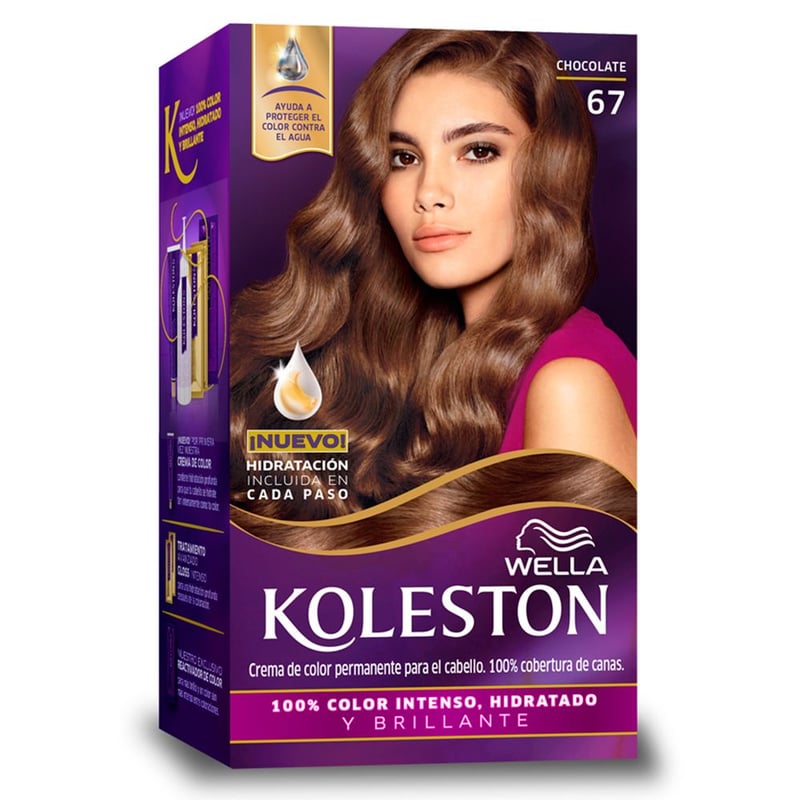 WELLA - Tinte Para Cabello Wella Koleston Kit 67 Chocolate