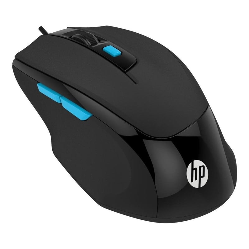 HP - Mouse Gamer HP M150 Wired Gaming USB Negro - 7QV27AA