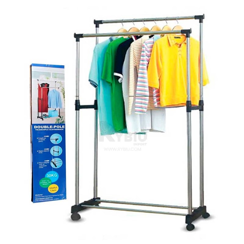 Perchero Transportable 2 Niveles RYBIU IMPORT falabella