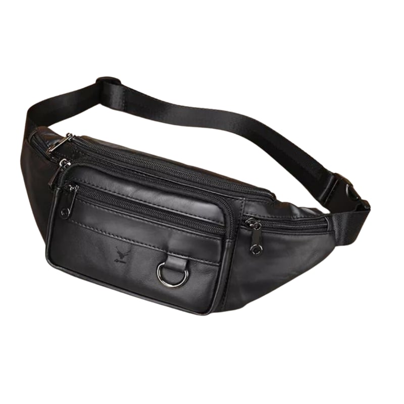 Cangureras de piel para hombre hotsell