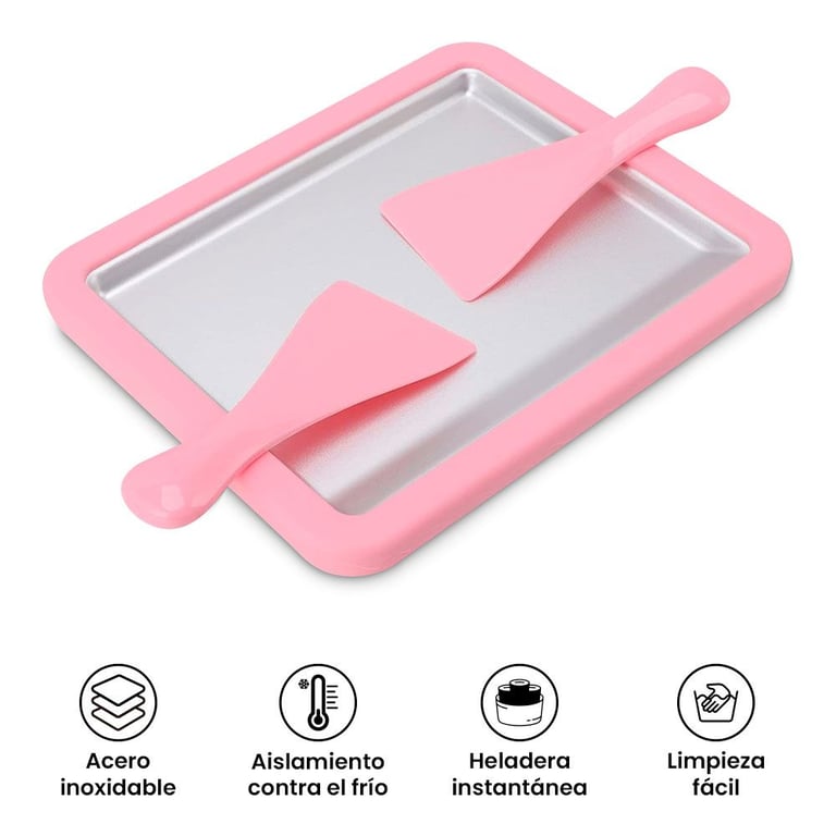 Plancha para hacer Helados Fritos para niños - Rosado CC GROUP |  falabella.com