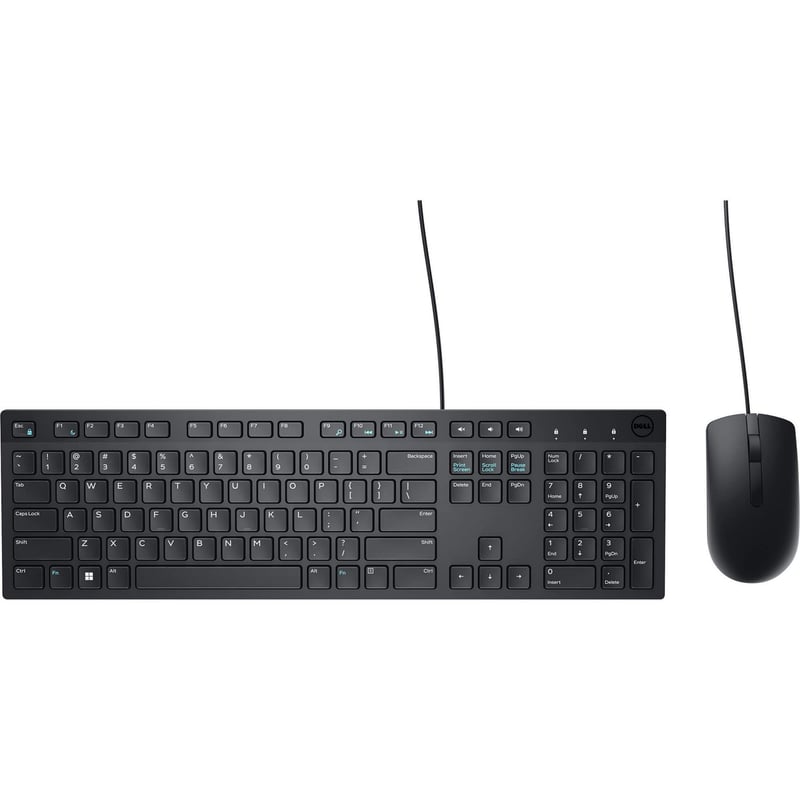 DELL - Dell Kit Teclado y Mouse KM300C Wired Español Color Gris - 580-AKKW