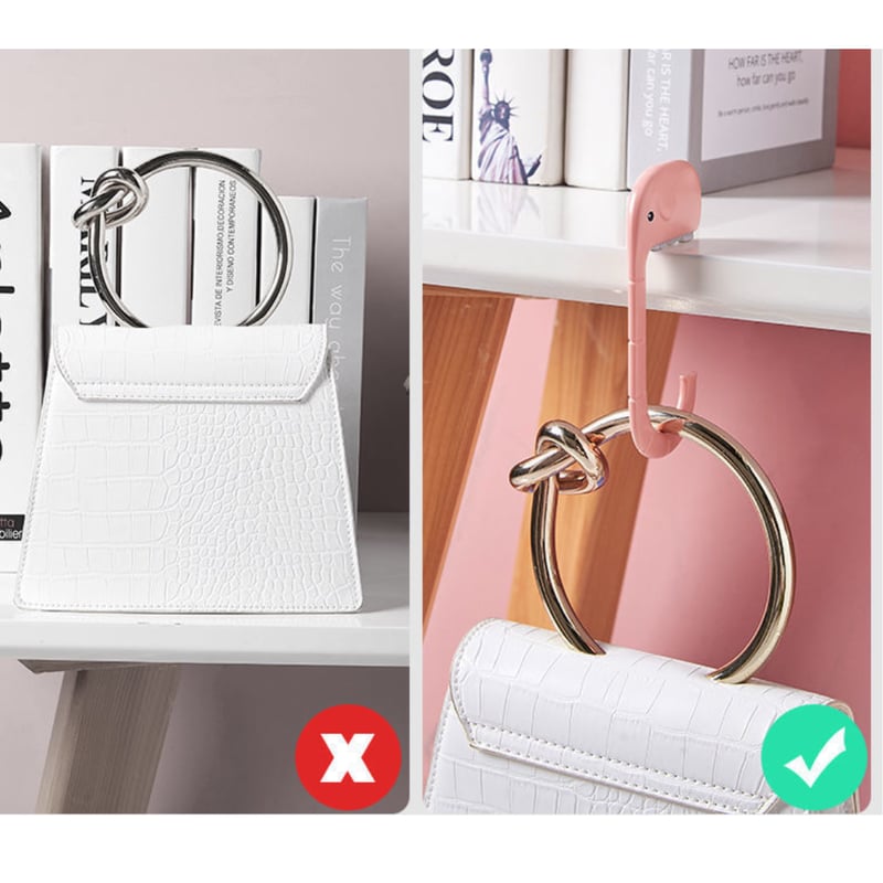 Colgador de Carteras de Elefante Blanco Pack de 3 unidades Sodimac Peru
