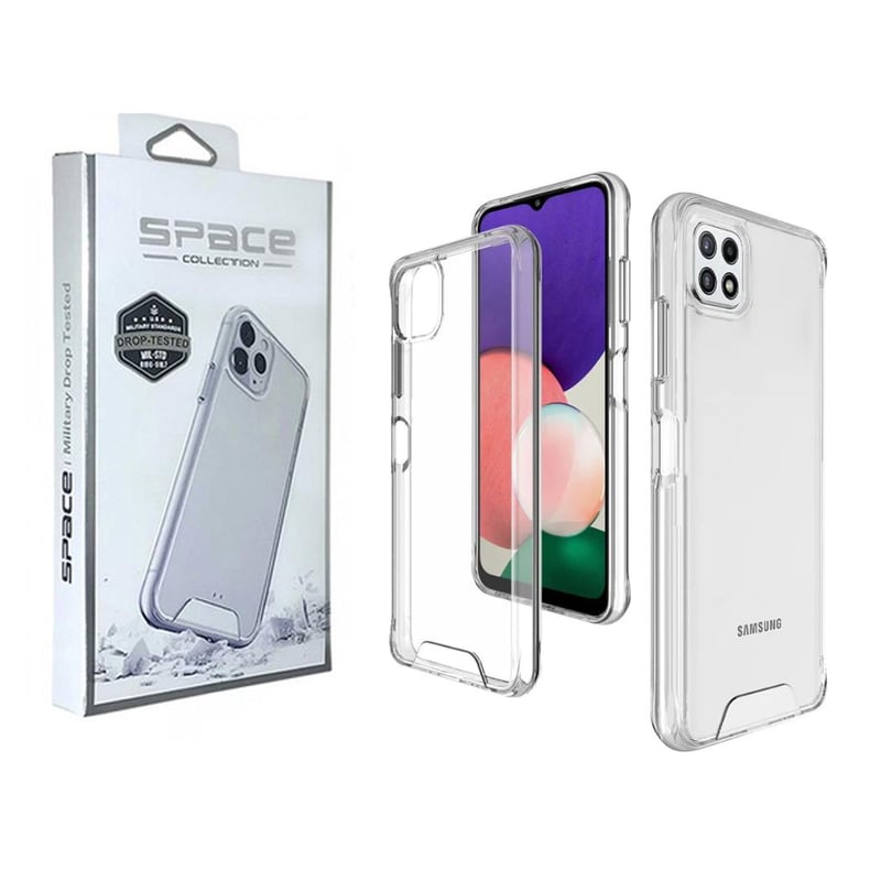 SPACE - Case Space AntiCaida para Samsung A22 5G Transparente