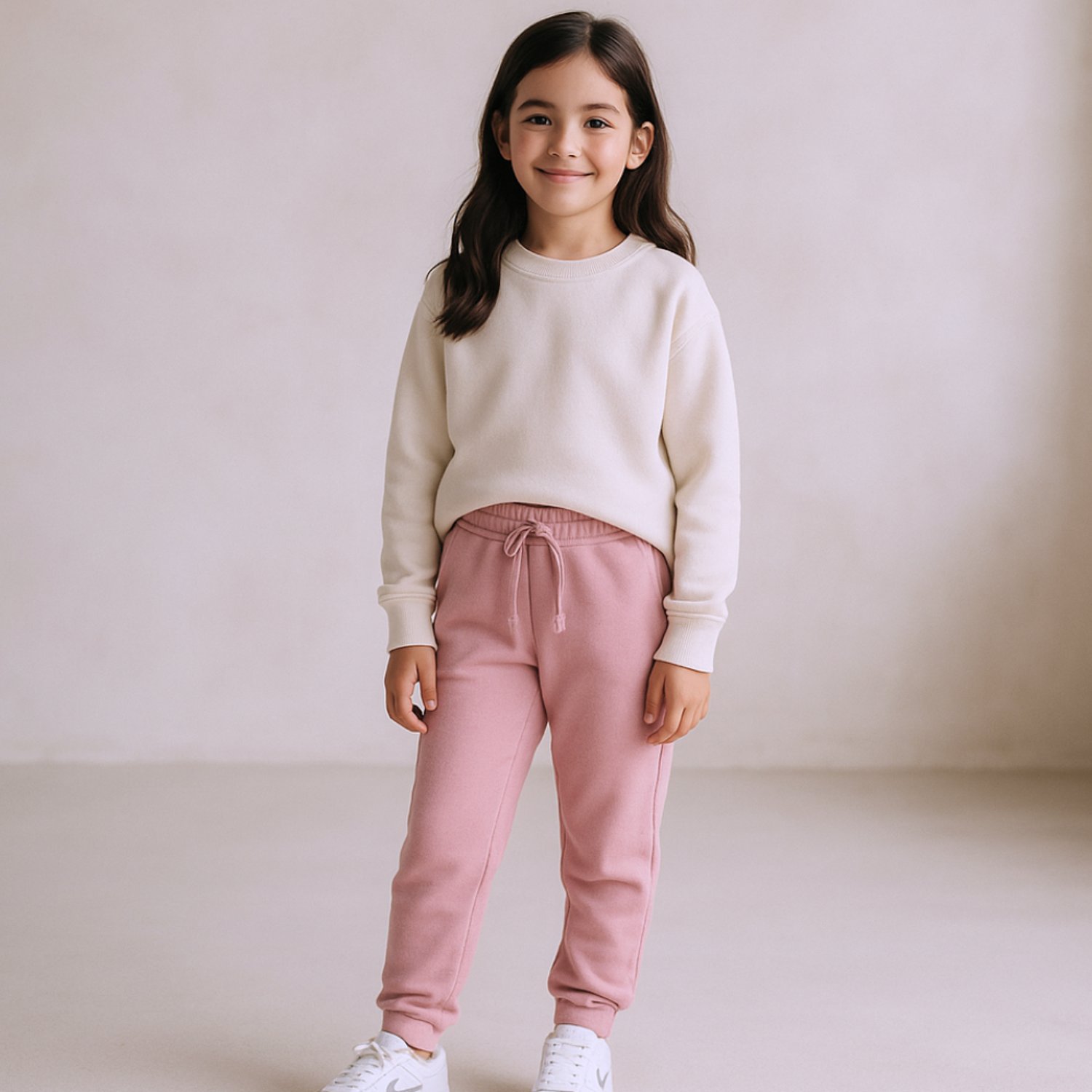 Jogger Buzo Rosado Nina Nino French Terry Algodon LE PETIT COMPANY falabella
