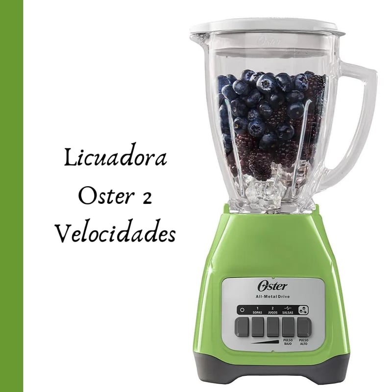 Licuadora Oster 2 Velocidades mas pulsador Verde OSTER falabella