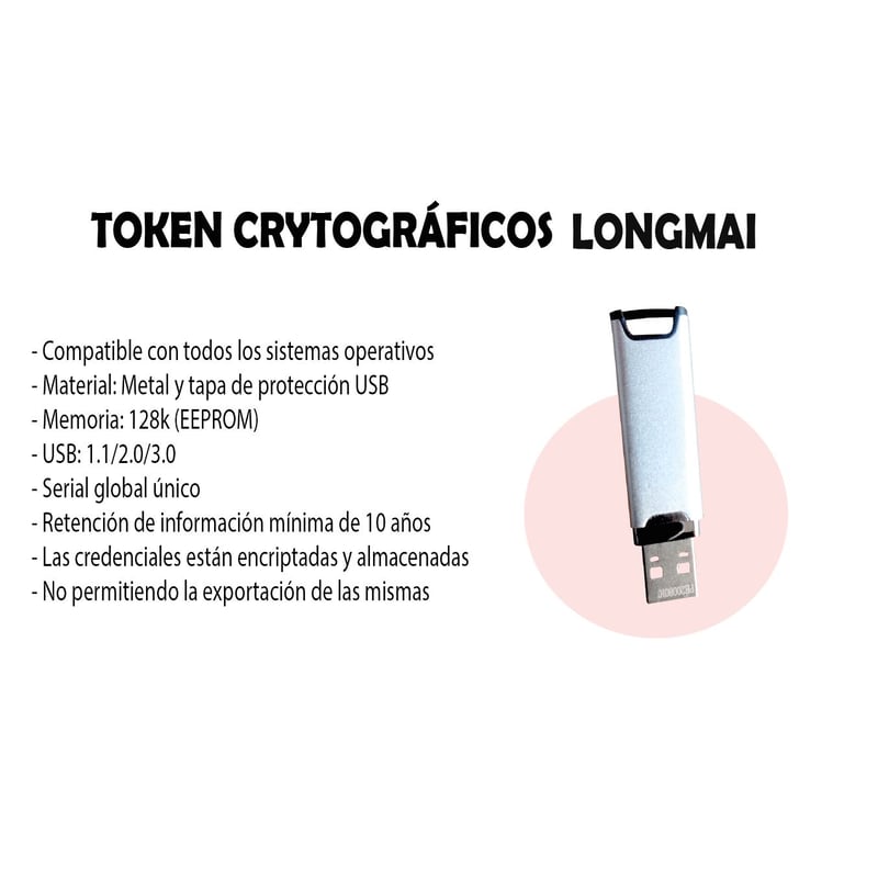 Token criptográfico - Firma Digital Longmai GENERICO | falabella.com
