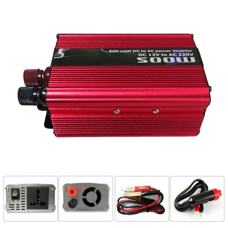Inversor De Corriente Para Auto De 12v A 220v Usb 500w cargador ...