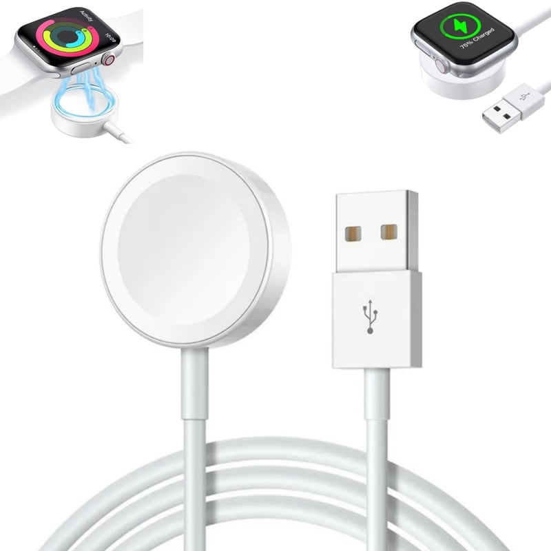 Cable Cargador Magsafe iWatch Para Apple Watch Serie 7654321 1 Metro GENERICO falabella