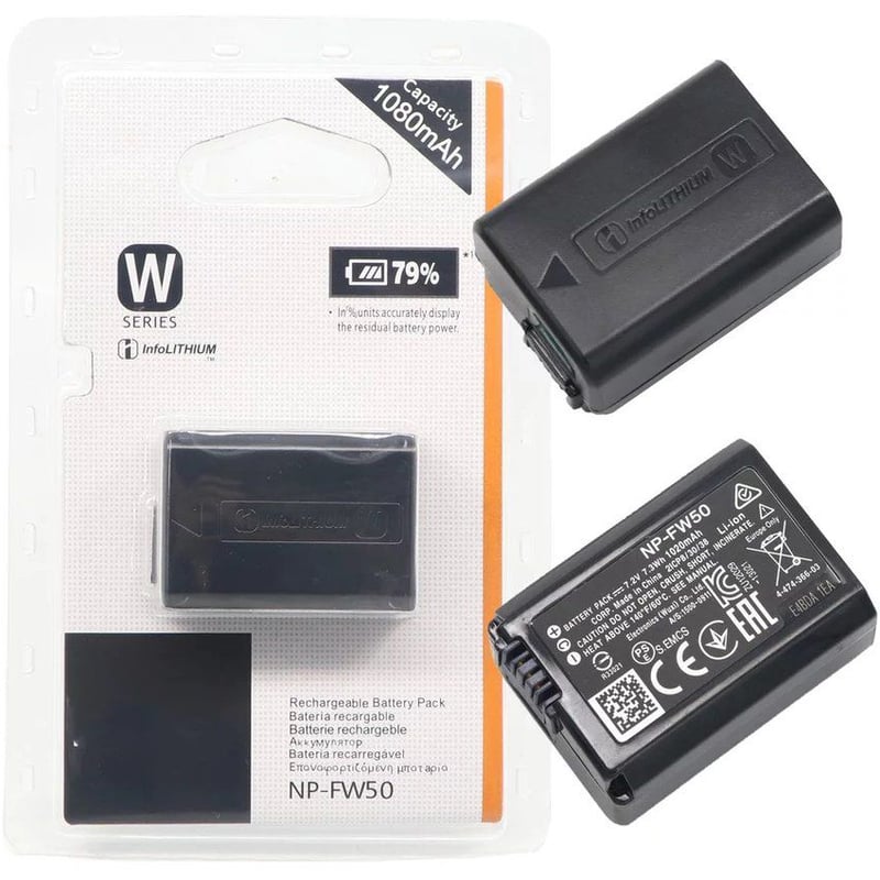 Batterie 1080mAh NP-FW50 Compatible Sony NEX Et Alpha 3000 - Neuve D'origine