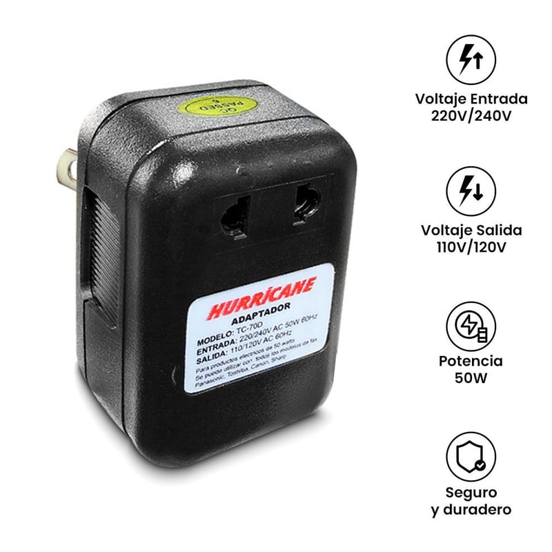 Convertisseur Voyage Franzus 1600W - 220V Vers 110V - Vintage USA - Occasion
