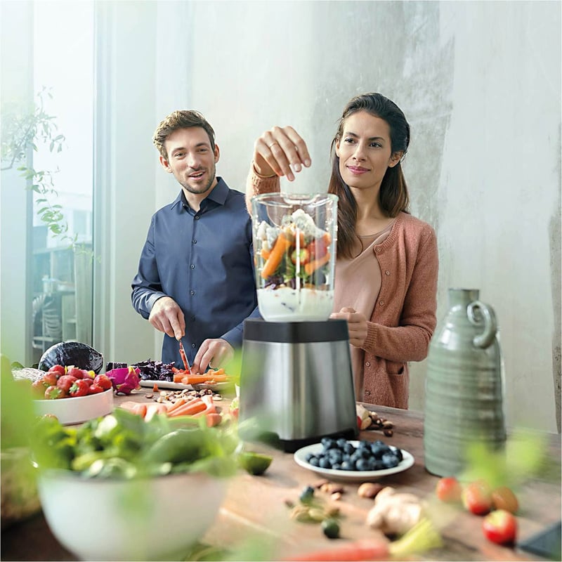Licuadora HR3652 00 2 Lt 1400 W Inox PHILIPS falabella