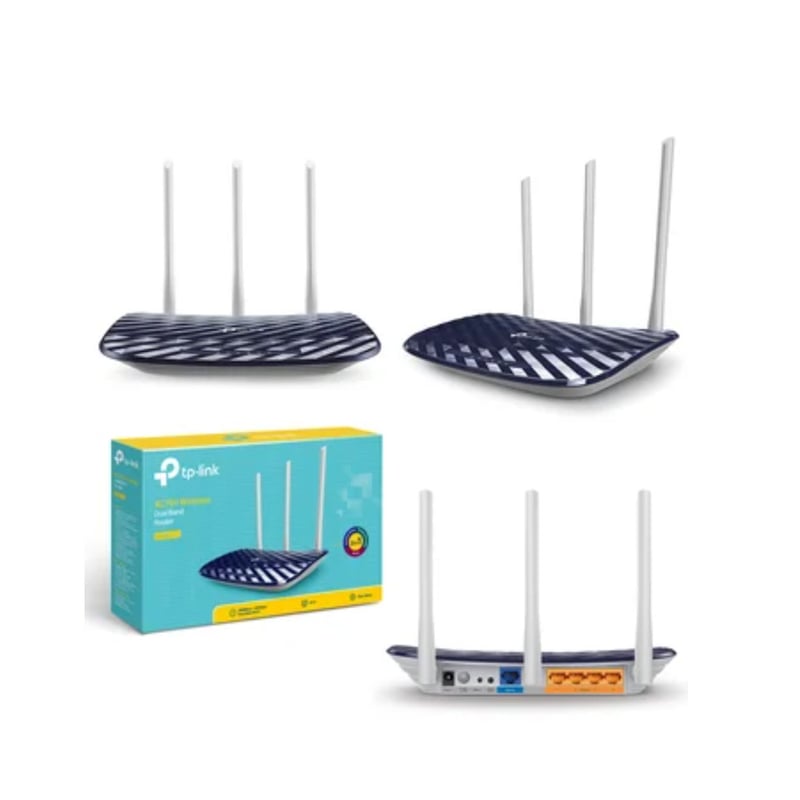 Router TP LINK 433Mbps Archer C20 3 en 1 repetidor punto de acceso 3 A TP LINK falabella