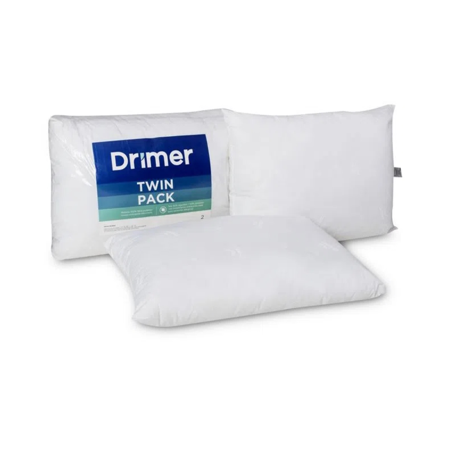 Almohadas Twin Pack Antiacaros 65x50 Cm DRIMER falabella