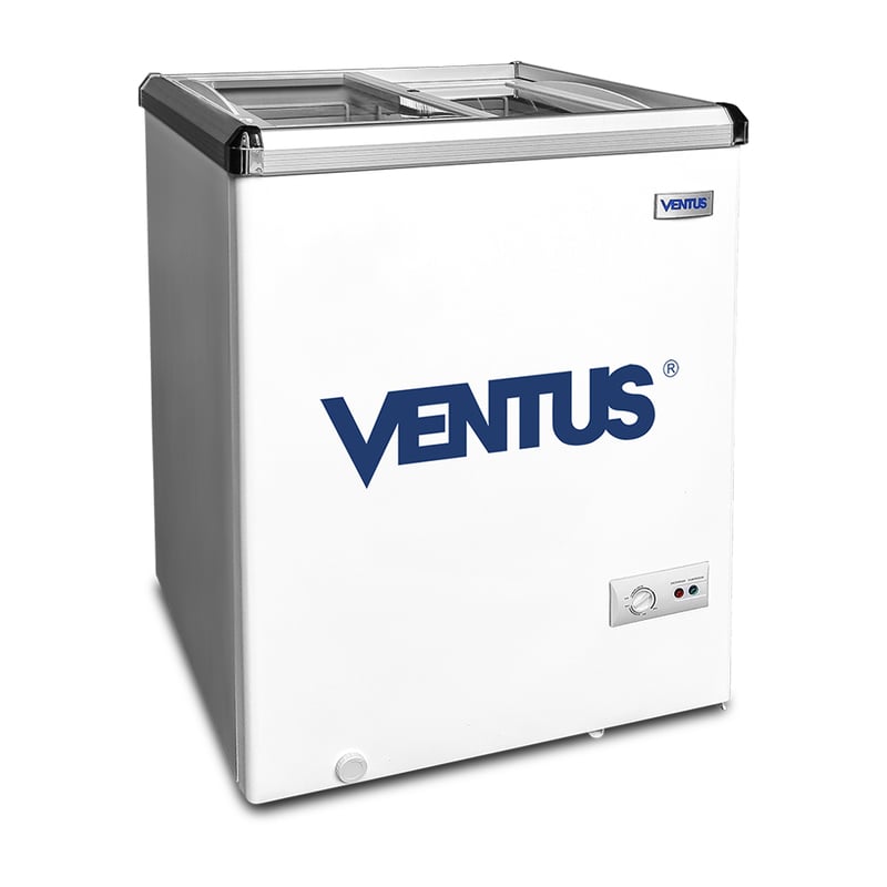 VENTUS - Ventus Conservadora Tapa Vidrio CTV-110 Blanco 110L