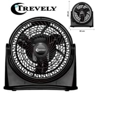 TREVELY - Ventilador de mesa y de suelo de 9 VT-8010