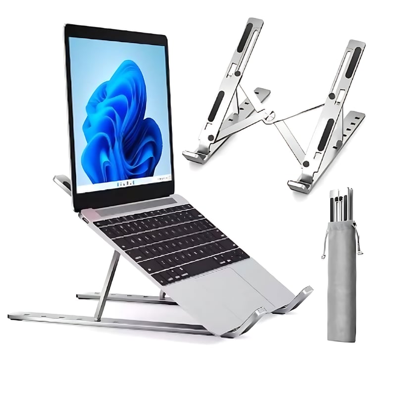 Soporte Laptop Plegable Aluminio Ergonómico Y Portátil GENERICO |  falabella.com