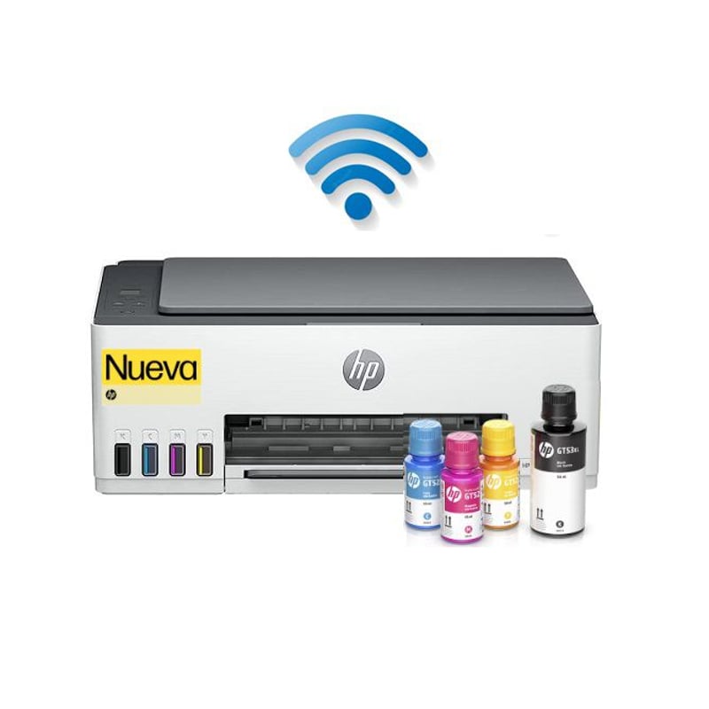 HP - Impresora HP Smart Tank 580 1F3Y2A Multifuncional, Wifi, Bluetooth