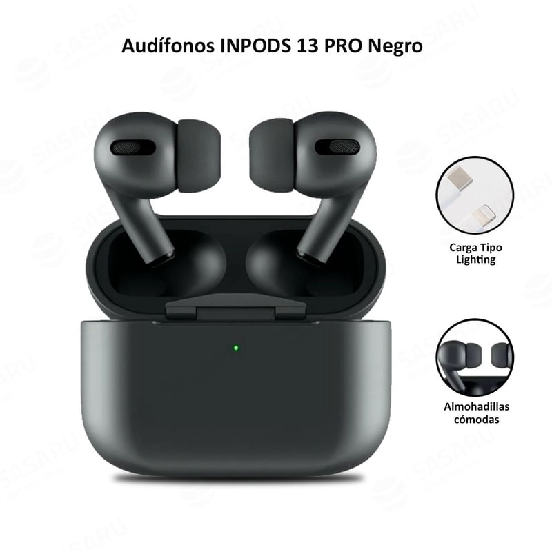 GENERICO - Audífonos Bluetooth Inpods 13 Pro Negro