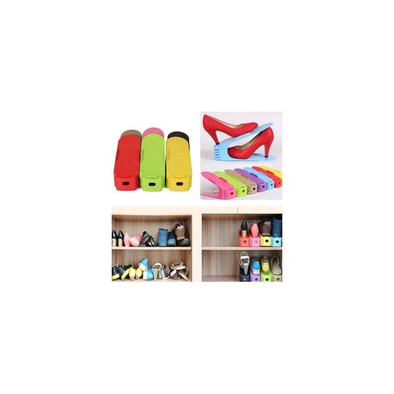 MXTIMWAN 10 Piezas Organizadores Ajustables De Zapatos, Soporte De