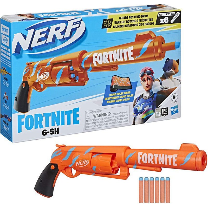 Nerf Fortnite Dart Blaster 6 SH Pistola