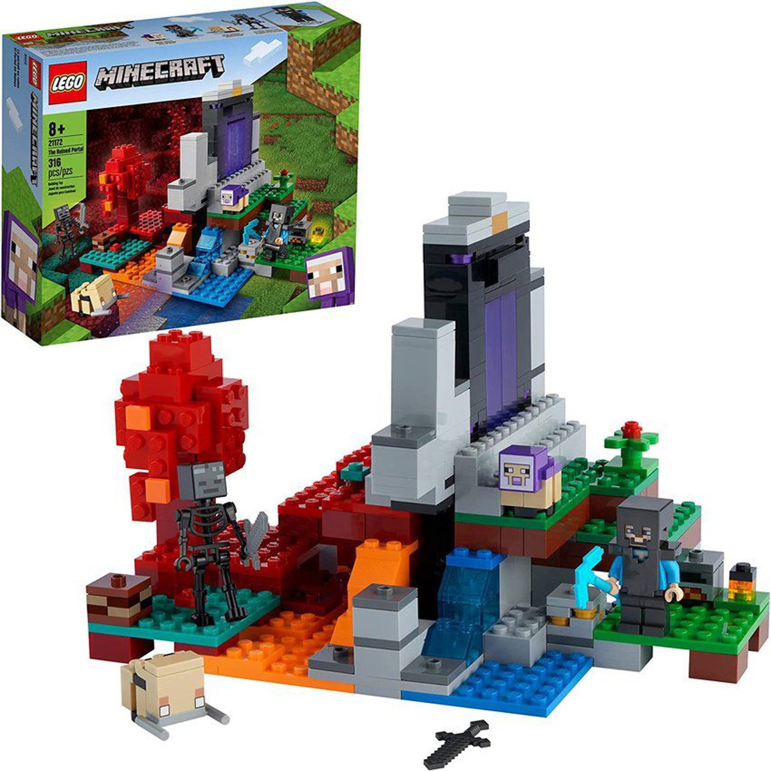 Lego minecraft aldea shops precio