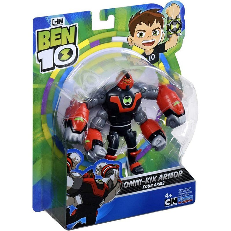 Ben 10 Omni Kix Armor Cuatro brazos figura de accion