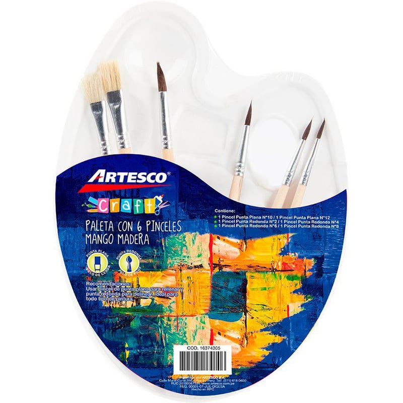 Juego De 3 Pinceles Planos Grandes De Lana – 3, 4 Y 5 Pulgadas – Para Pintura Al óleo, Acrílica, Acuarela Y Manualidades