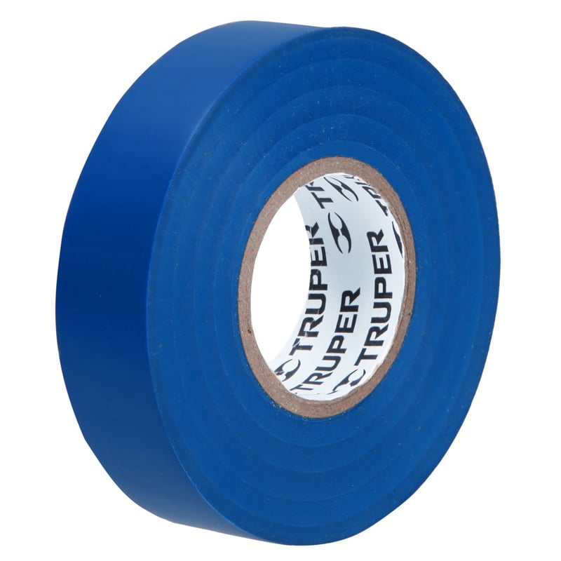 TRUPER - Cinta Aislante azul  19mm x 18m Truper Expert