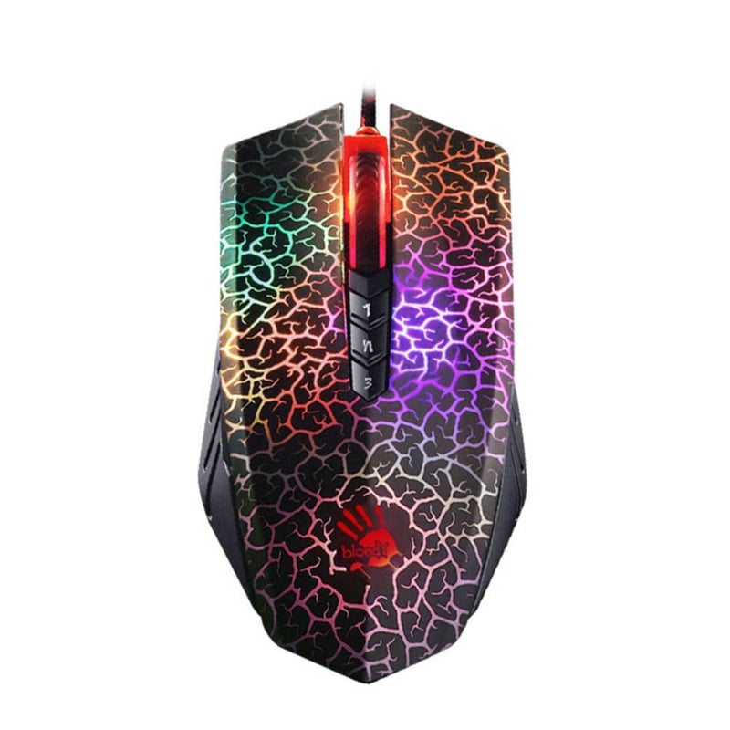 BLOODY - Mouse de Juego A4Tech Bloody A70 6200 Light Strike Negro